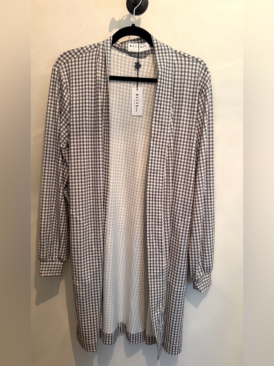 Masongrey Other - Mason Grey Black and White Robe Size S; missing belt
